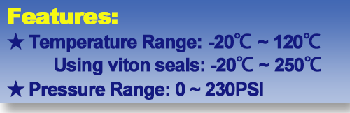 ALL BRASS PNEUMATIC PUSH IN FITTINGS